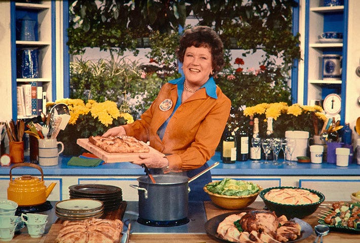 Julia Child in “Julia”.