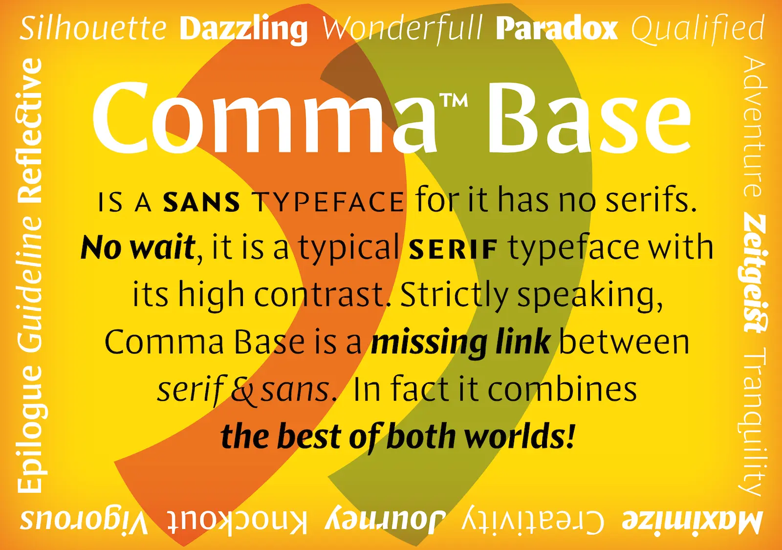 Example of a typeface from designer Martin Majoor.