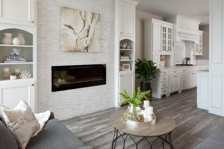 Photograph of family room.
