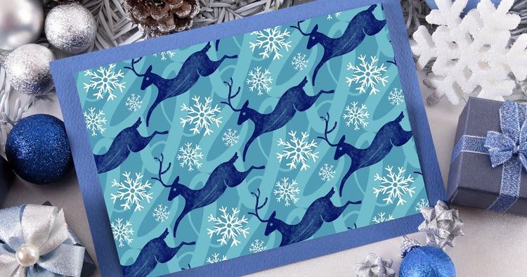 Holiday patterns created with Fresco and Capture.