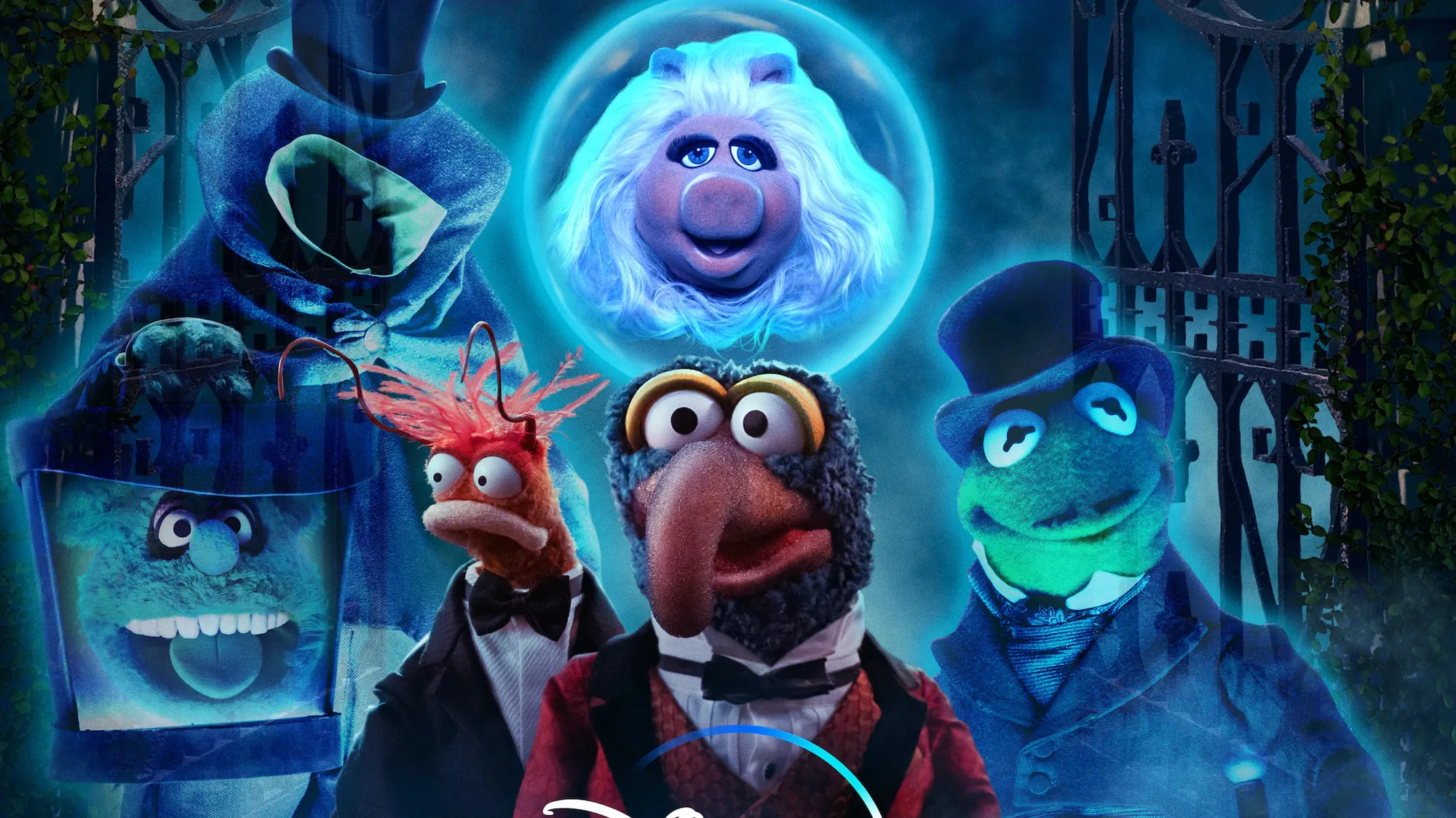Muppets Haunted Mansion” Key Art.