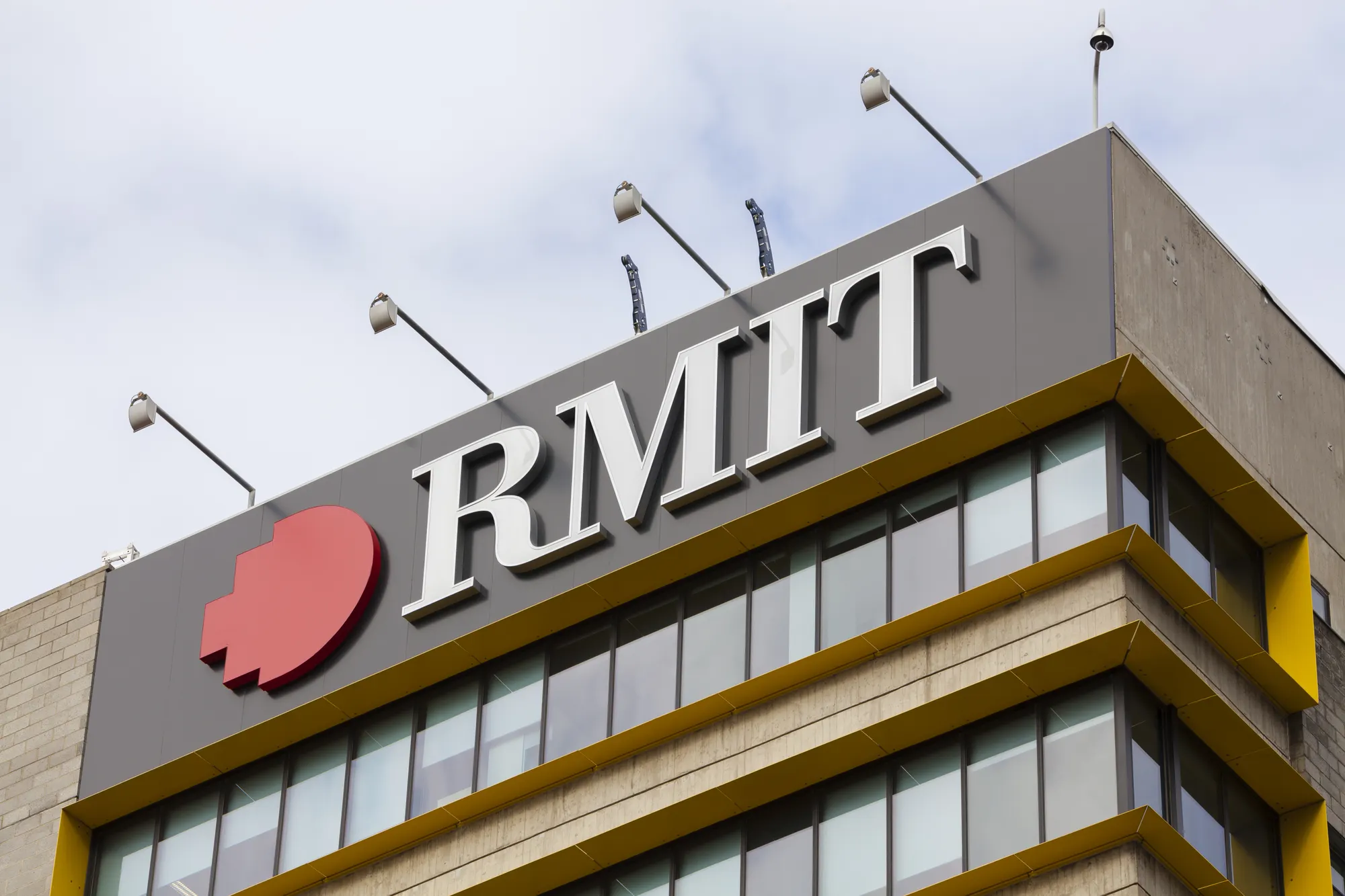 RMIT university, including logo 