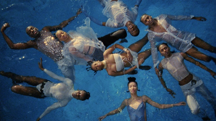 people in water