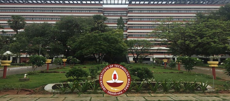 Photo of the Indian Institute of Technology Madras campus.