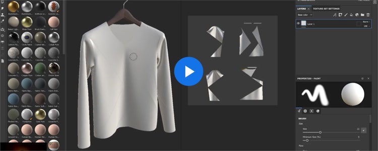 Image of clothing from Skeeva in his Adobe MAX session.