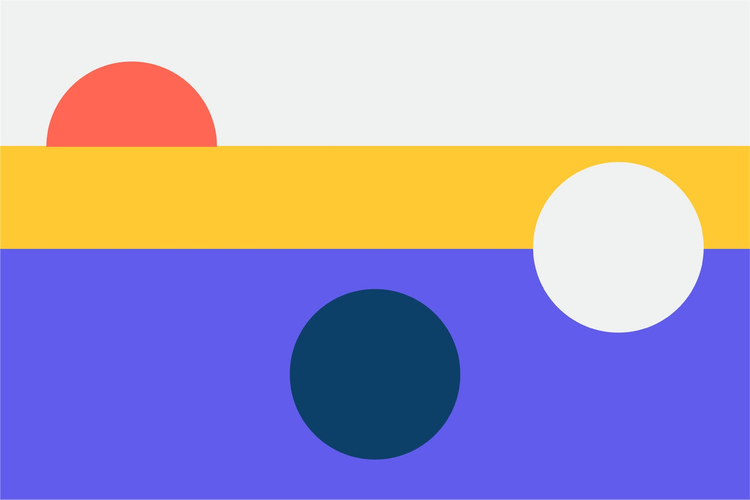 Illustration of globes showing some visible some partially visible