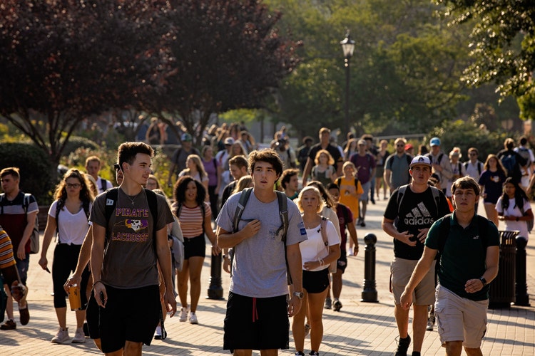 Image of students at East Carolina University.