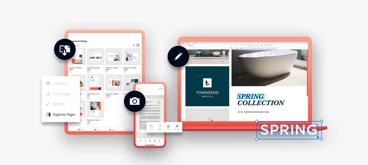 Acrobat online tools for creative designers.