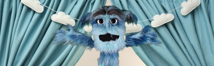 Meeb, a puppet made with Adobe Character Animator.