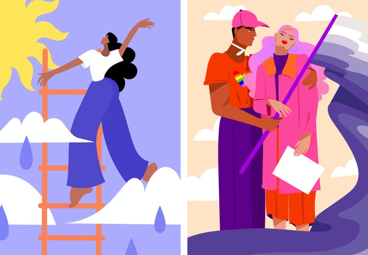 Illustrations by Danii Pollehn.
