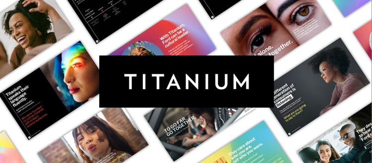 Collage of Titanium's work.