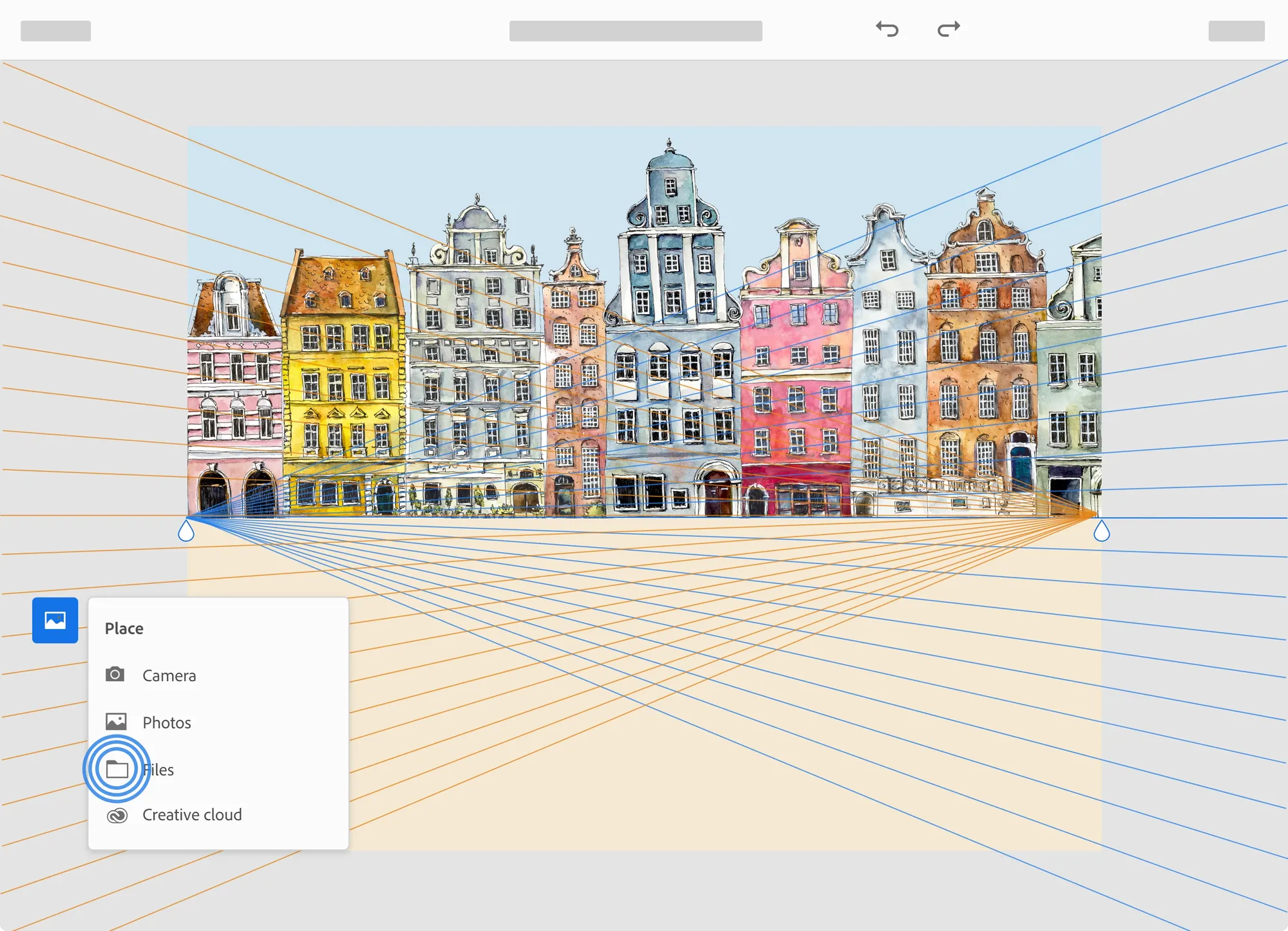 Screenshot of Adobe Fresco