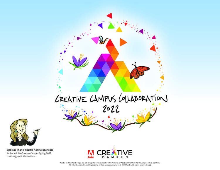 Adobe Creative Campus Collaboration 2022.