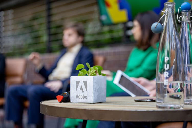 adobe block on table