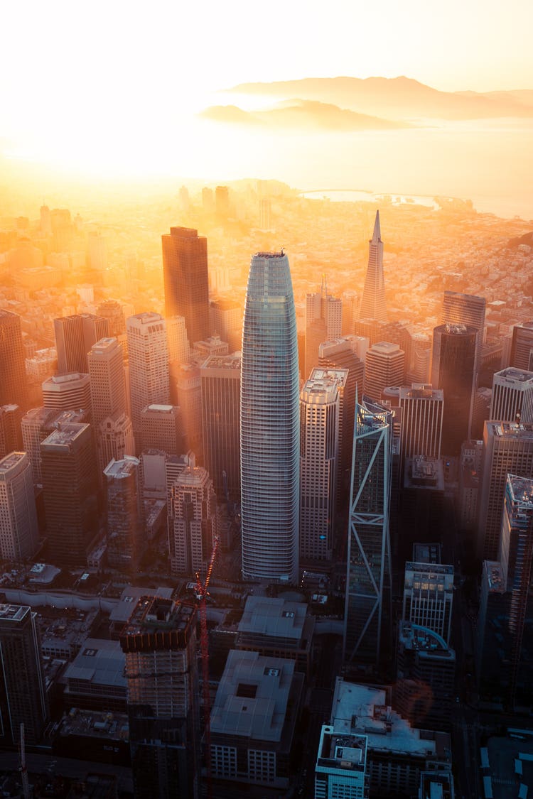 View of skyscrapers, image courtesy of Kane C. Andrade.