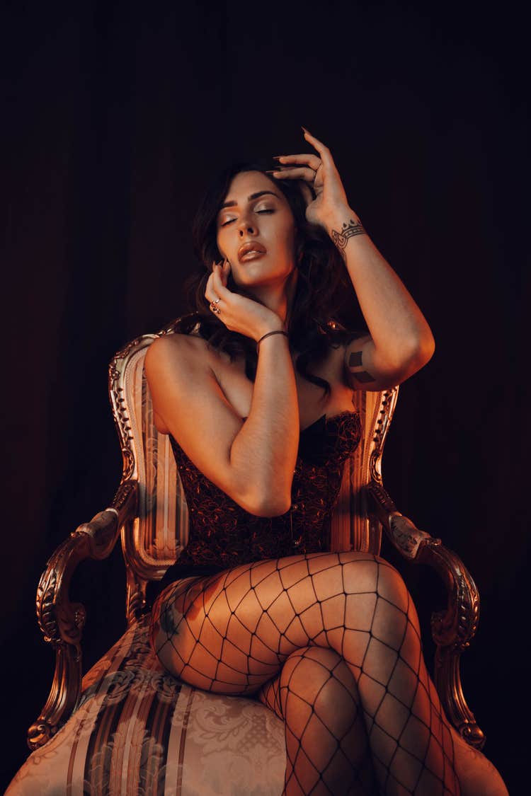Image of model Rose Montoya, Image courtesy of Kane C. Andrade.