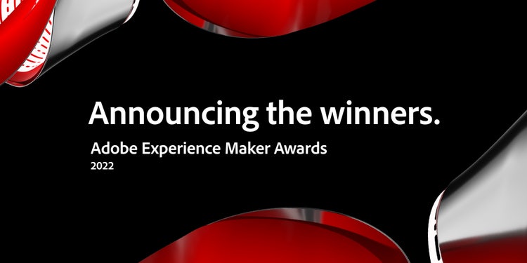 Adobe Experience Maker Awards graphic.