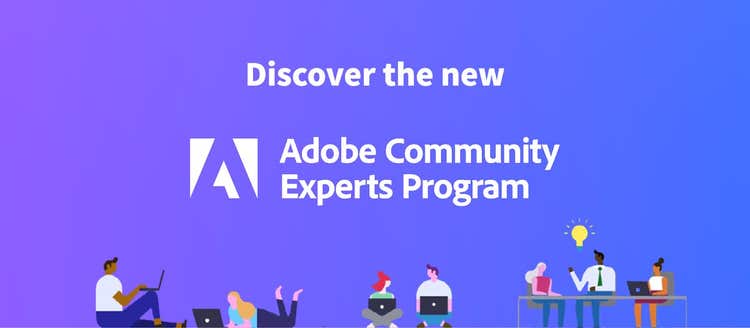 Adobe Community Experts Program graphic