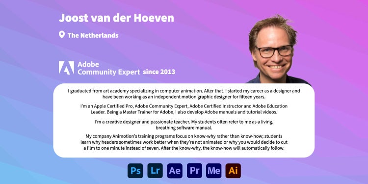 Joost van der Hoeven.