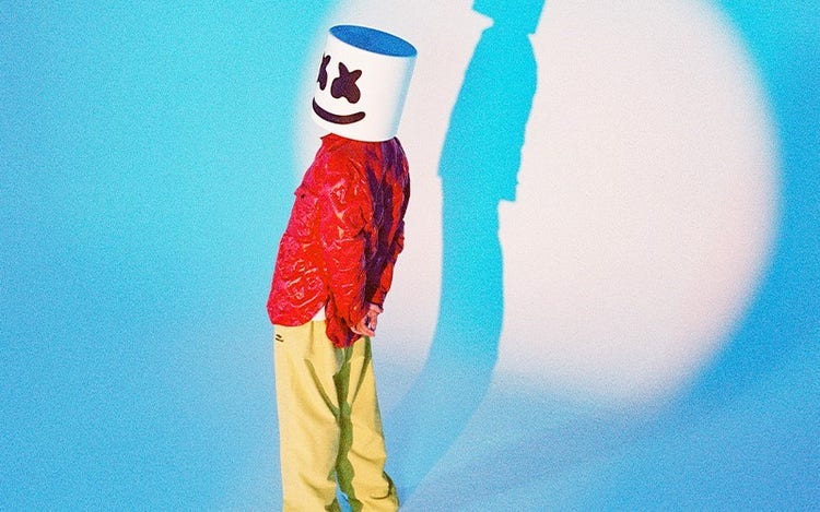 Marshmello standing