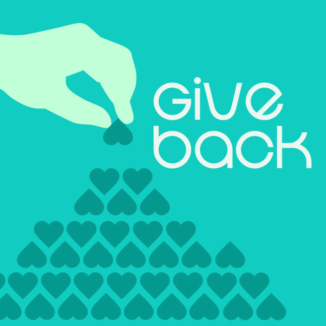 Image saying Give back.