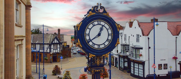 Clocktower in the Metropolitan Borough of Dudley.