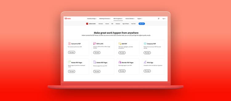 Go paperless with online PDF tools