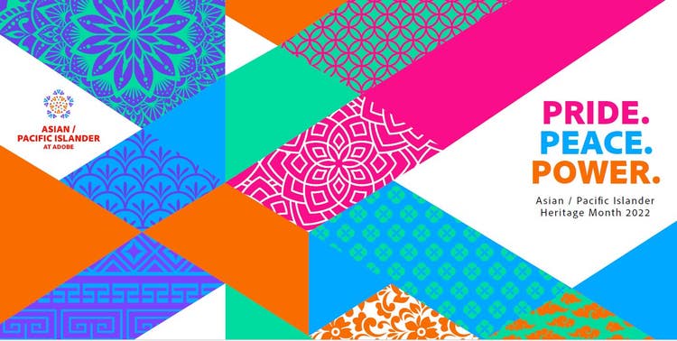 Artwork designed to honor Asian/Pacific Islander Heritage month.