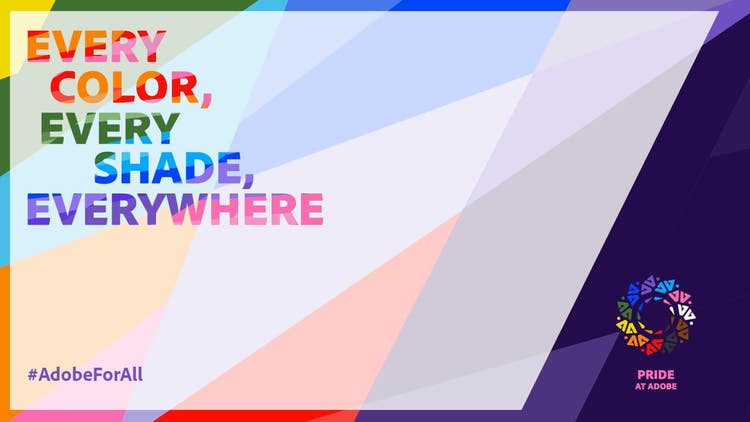 Artwork designed to honor Pride Month.