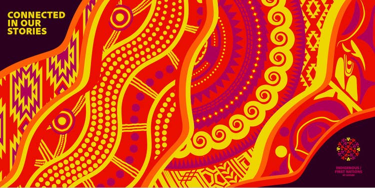 Artwork designed to honor National Aborigines and Islanders Day.