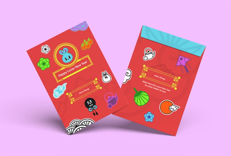 Red envelope templates