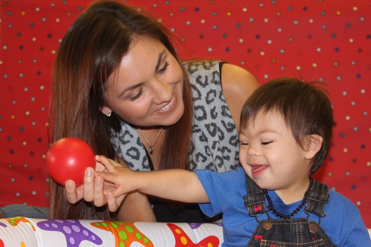 Image of woman and child.