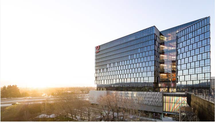 Image of Founder's Tower at Adobe HQ in San Jose, CA