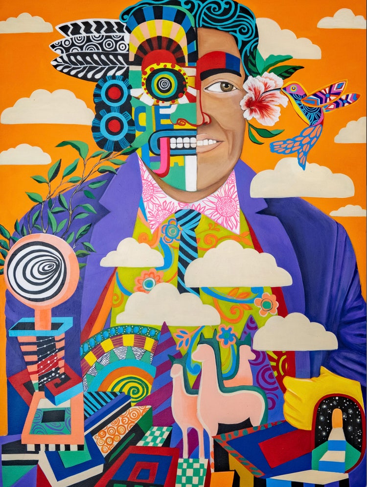 Mural created by artist Rosalia Torres-Weiner.