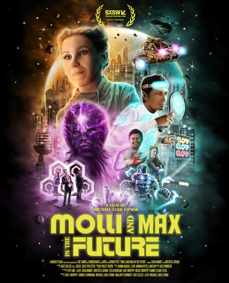 Movie poster from Molli and Max In the Future.