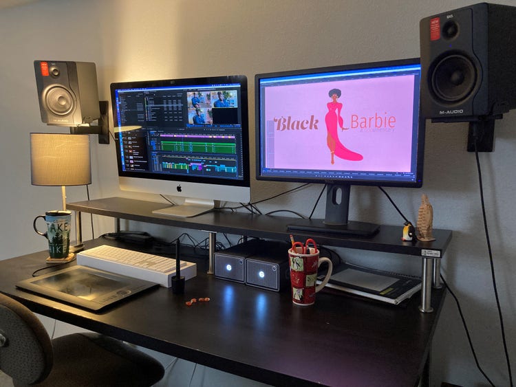 Editing Black Barbie: A Documentary.
