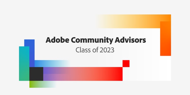 Adobe Community Advisors Class of 2023.