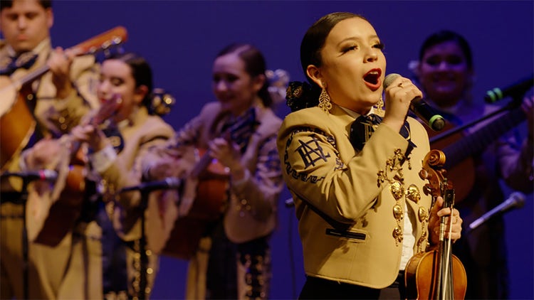 Still image from Going Varisty in Mariachi.