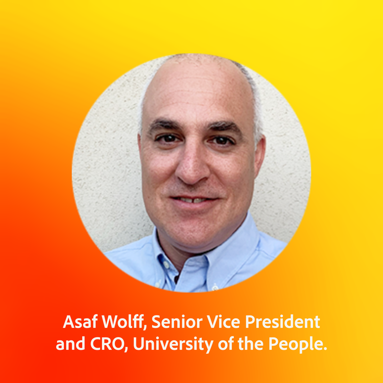 Asaf Wolff, Senior Vice President and CRO, University of the People.