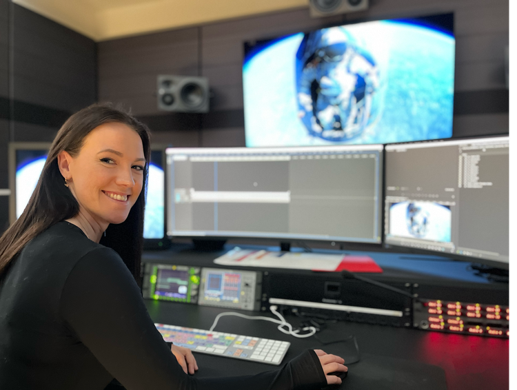 Roisin Baxandall Editing Red Bull Stratos Documentary.