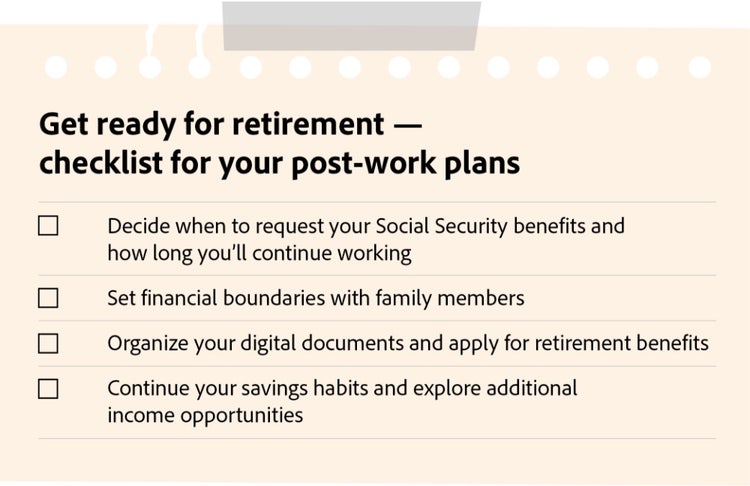 Information on contributing to your retirement account.