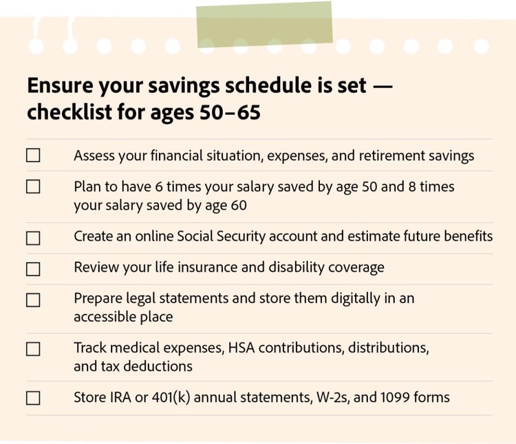 Information on contributing to your retirement account.