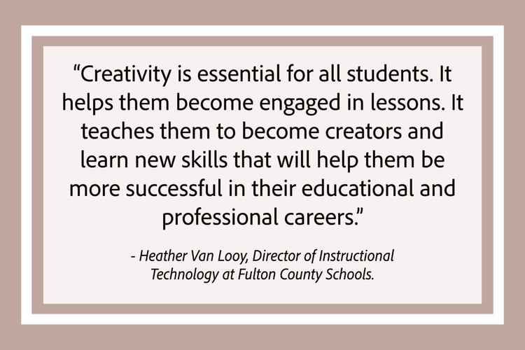 Creativity is essential for all students. It helps them become emgaged in lessons. It teaches them to become creators and learn new skills that will help them be more successful in their educational and professional careers.