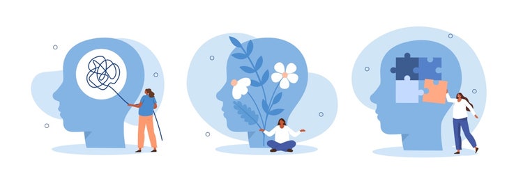 Illustration depicting mental well-being