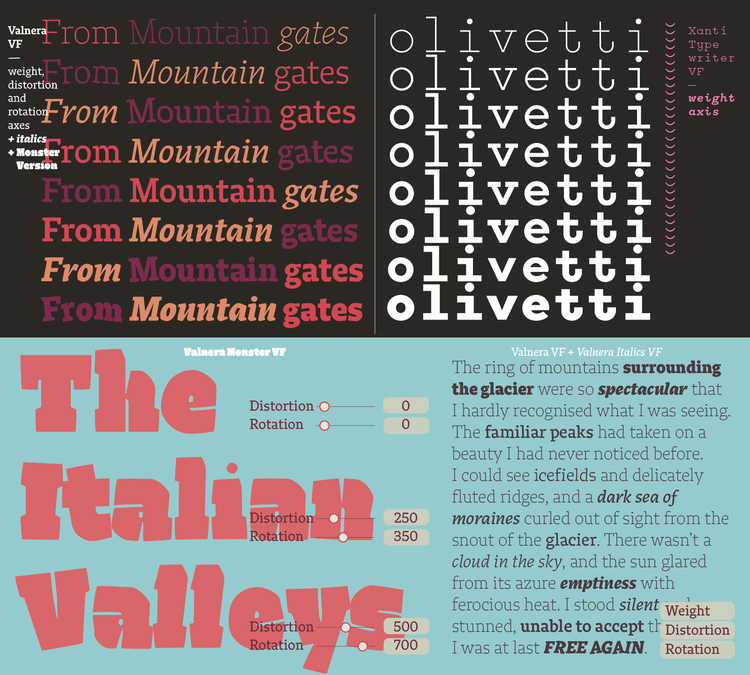 Variable fonts arrive on Adobe Creative Cloud