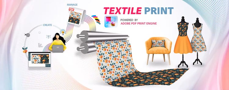 Textile Print powered by Adobe PDF Print Engine.