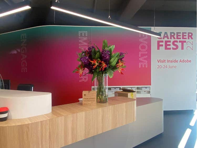 Adobe Career Fest.