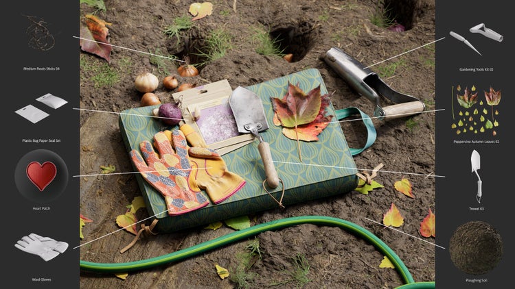 Image made with the Substance 3D Assets.