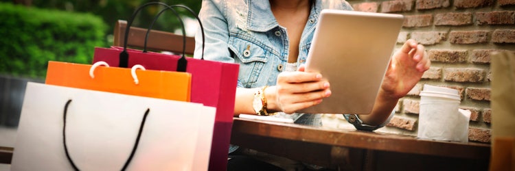 Shopping Buying Commerce Customer Happiness Concept.