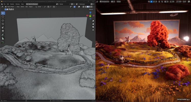 Adobe Substance 3D team creates a stop-motion-style animated demo, powered by the Substance 3D ecosystem.